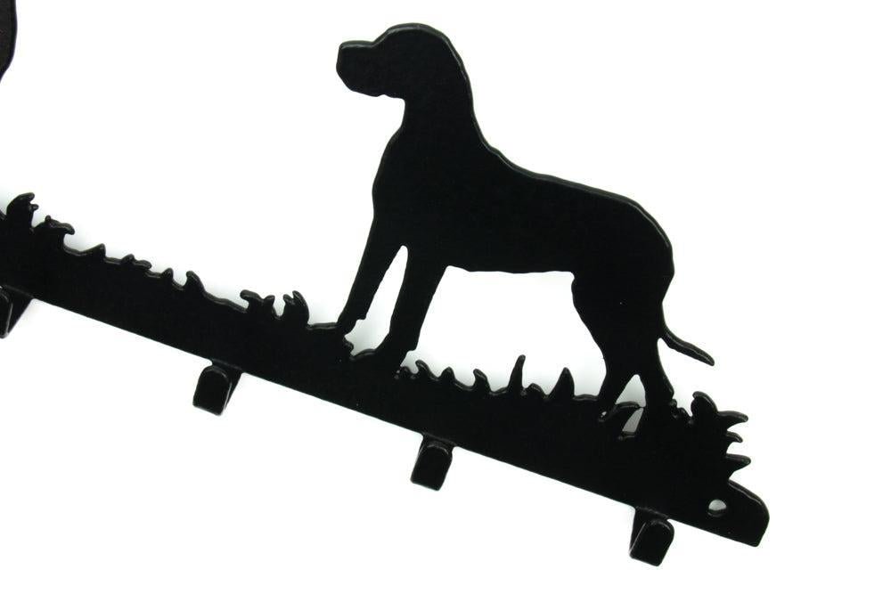 Deutsche Dogge Leinengarderobe - Schlüsselbrett 6 Haken-Tierisch-tolle Geschenke-Tierisch-tolle-Geschenke