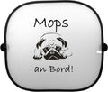 Sonnenschutzgitter-Hundemotiv: Mops - Möpse 1-Tierisch tolle Geschenke