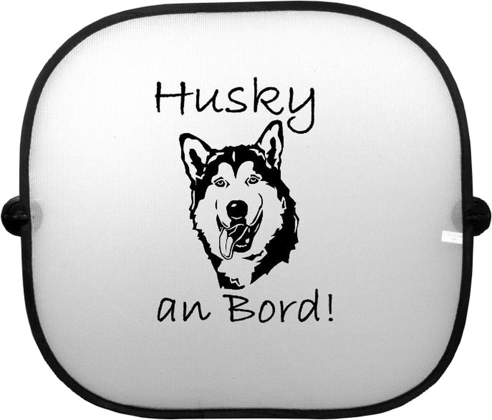 Sonnenschutzgitter-Hundemotiv: Husky 2-Tierisch tolle Geschenke