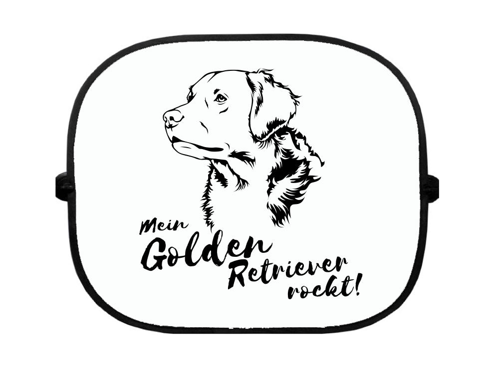 Sonnenschutzgitter-Hundemotiv: Golden Retriever-Tierisch tolle Geschenke