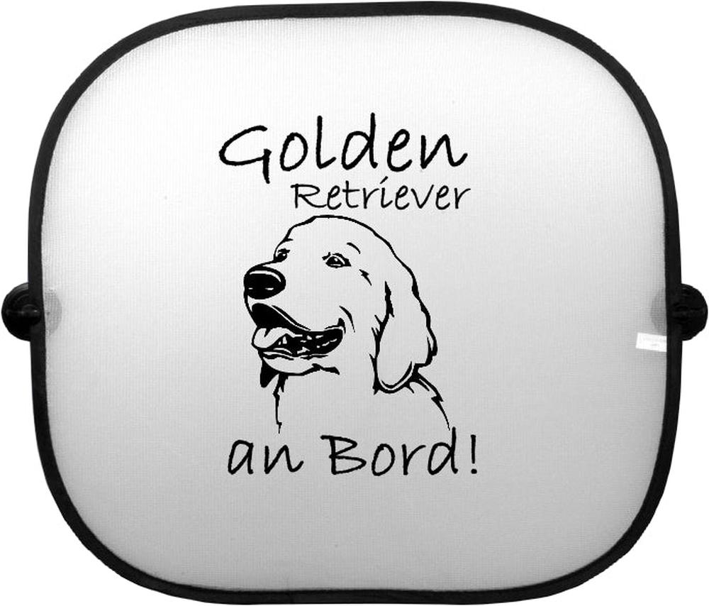 Sonnenschutzgitter-Hundemotiv: Golden Retriever 1-Tierisch tolle Geschenke