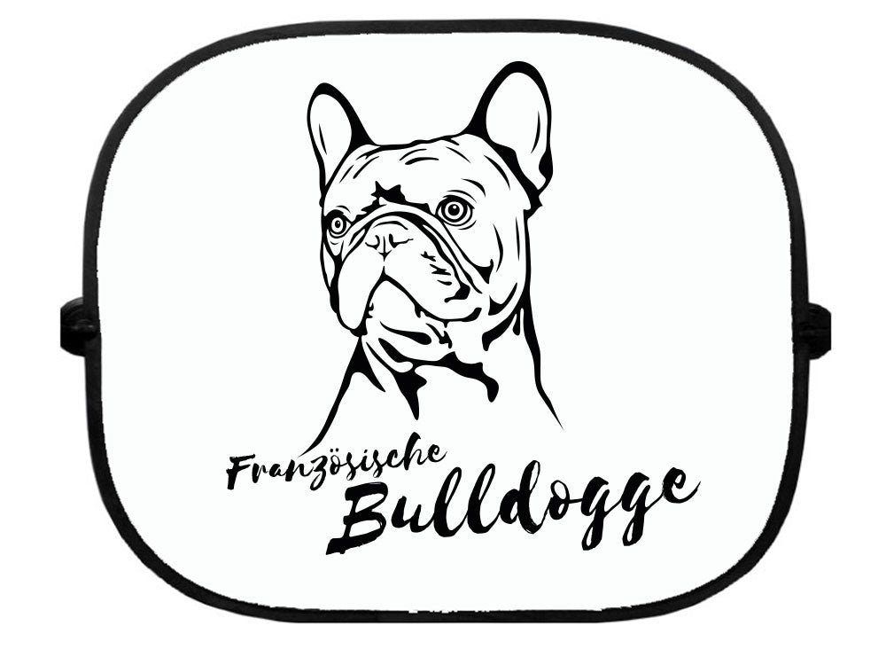 Sonnenschutzgitter-Hundemotiv: Französische Bulldogge-Tierisch tolle Geschenke