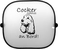Sonnenschutzgitter-Hundemotiv: Cocker Spaniel 1-Tierisch tolle Geschenke
