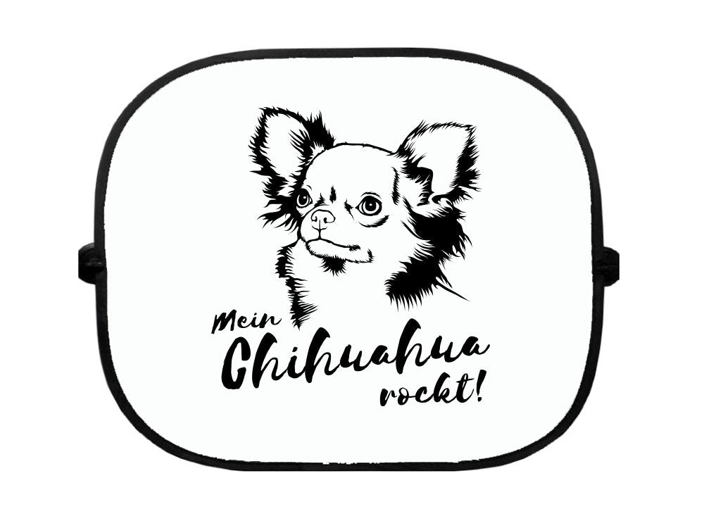 Sonnenschutzgitter-Hundemotiv: Chihuahua-Tierisch tolle Geschenke