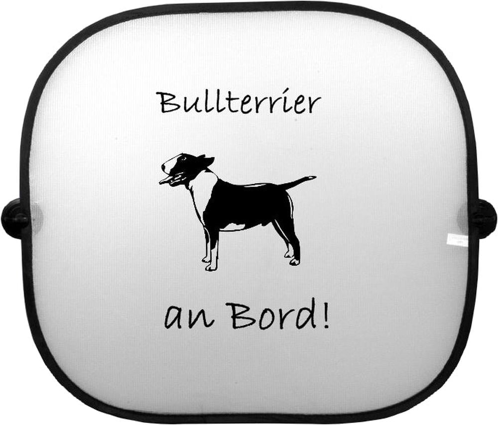 Sonnenschutzgitter-Hundemotiv: Bullterrier 2-Tierisch tolle Geschenke