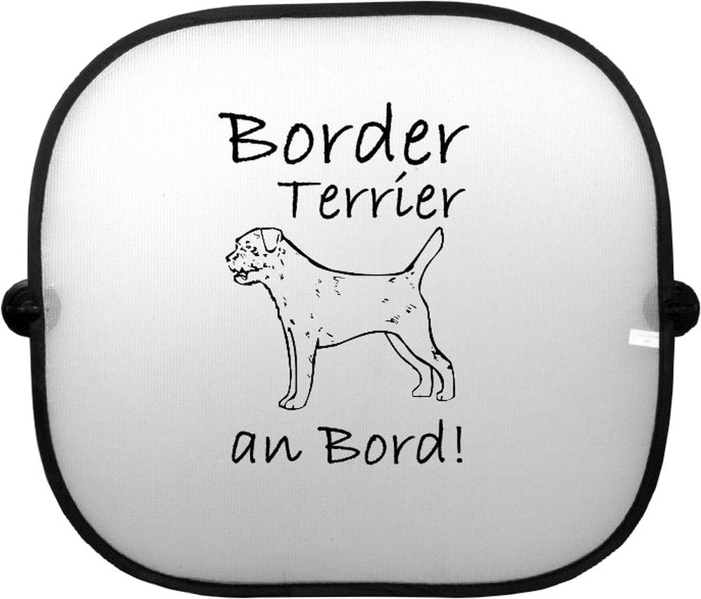 Sonnenschutzgitter-Hundemotiv: Border Terrier 1-Tierisch tolle Geschenke