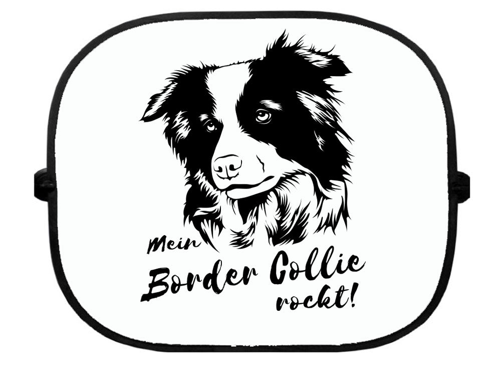 Sonnenschutzgitter-Hundemotiv: Border Collie-Tierisch tolle Geschenke