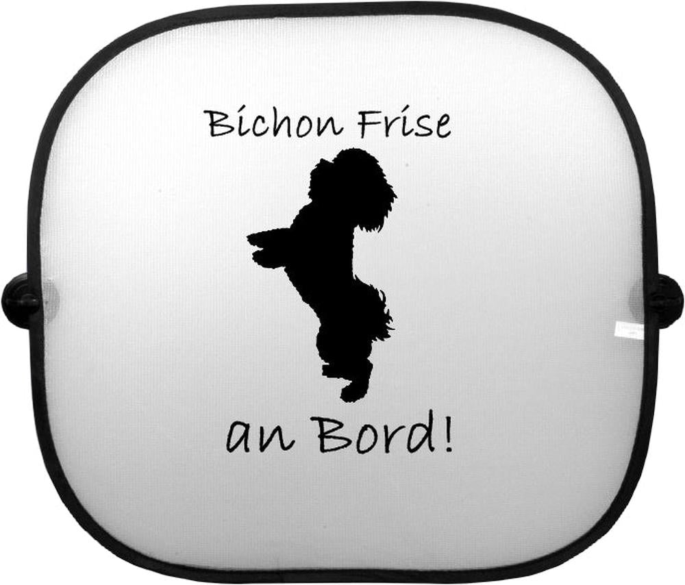 Sonnenschutzgitter-Hundemotiv: Bichon Frise 3-Tierisch tolle Geschenke
