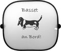 Sonnenschutzgitter-Hundemotiv: Basset 2-Tierisch tolle Geschenke