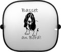 Sonnenschutzgitter-Hundemotiv: Basset 1-Tierisch tolle Geschenke