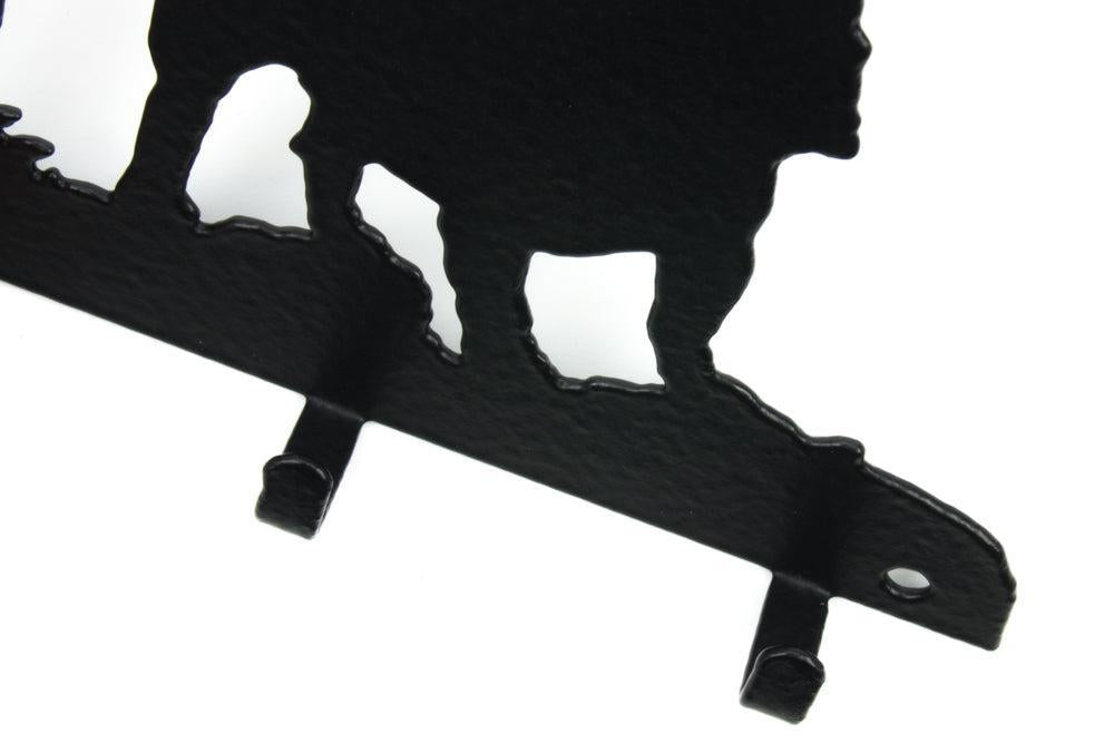 Englische Bulldogge Leinengarderobe - Schlüsselbrett-Tierisch-tolle Geschenke-Tierisch-tolle-Geschenke