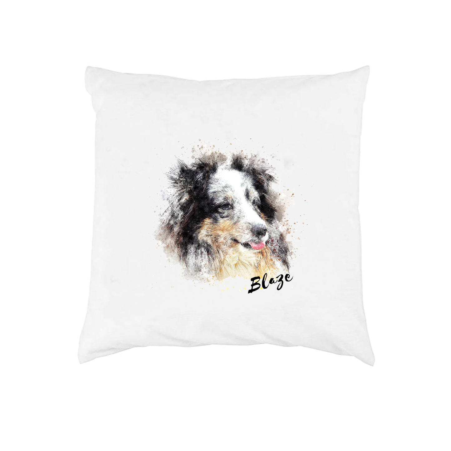 Kissenbezug watercolour: Shetland Sheepdog-Tierisch tolle Geschenke-Tierisch-tolle-Geschenke