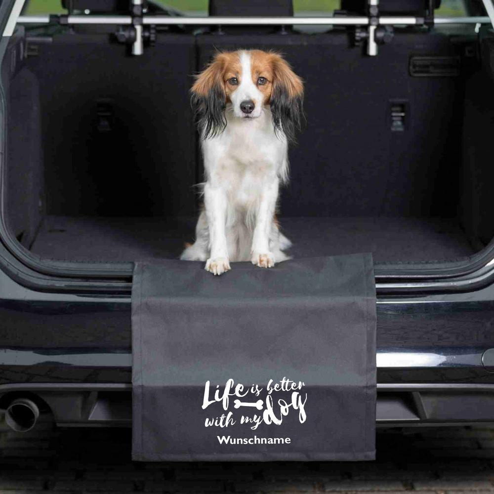 Stoßstangenschutz - Life is better with my dog-Tierisch tolle Geschenke