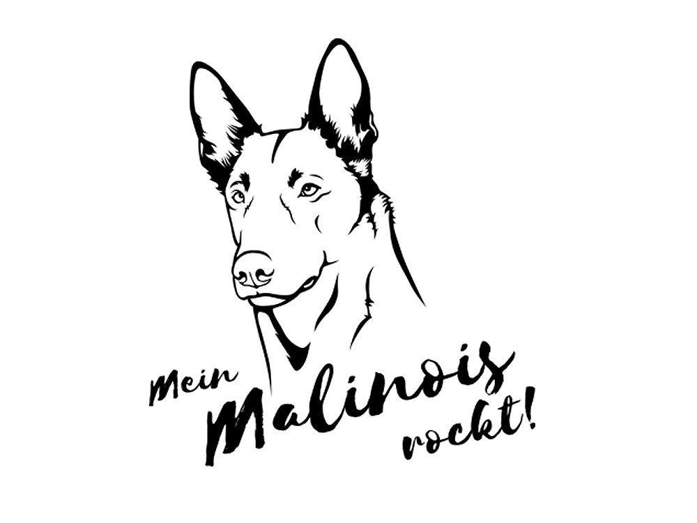 Wandtattoo -Belgischer Schäferhund-Tierisch tolle Geschenke