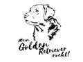 Wandtattoo -Golden Retriever-Tierisch tolle Geschenke