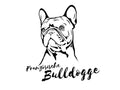 Wandtattoo -Französische Bulldogge-Tierisch tolle Geschenke