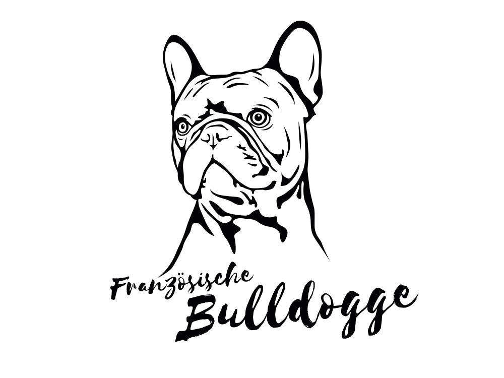 Wandtattoo -Französische Bulldogge-Tierisch tolle Geschenke