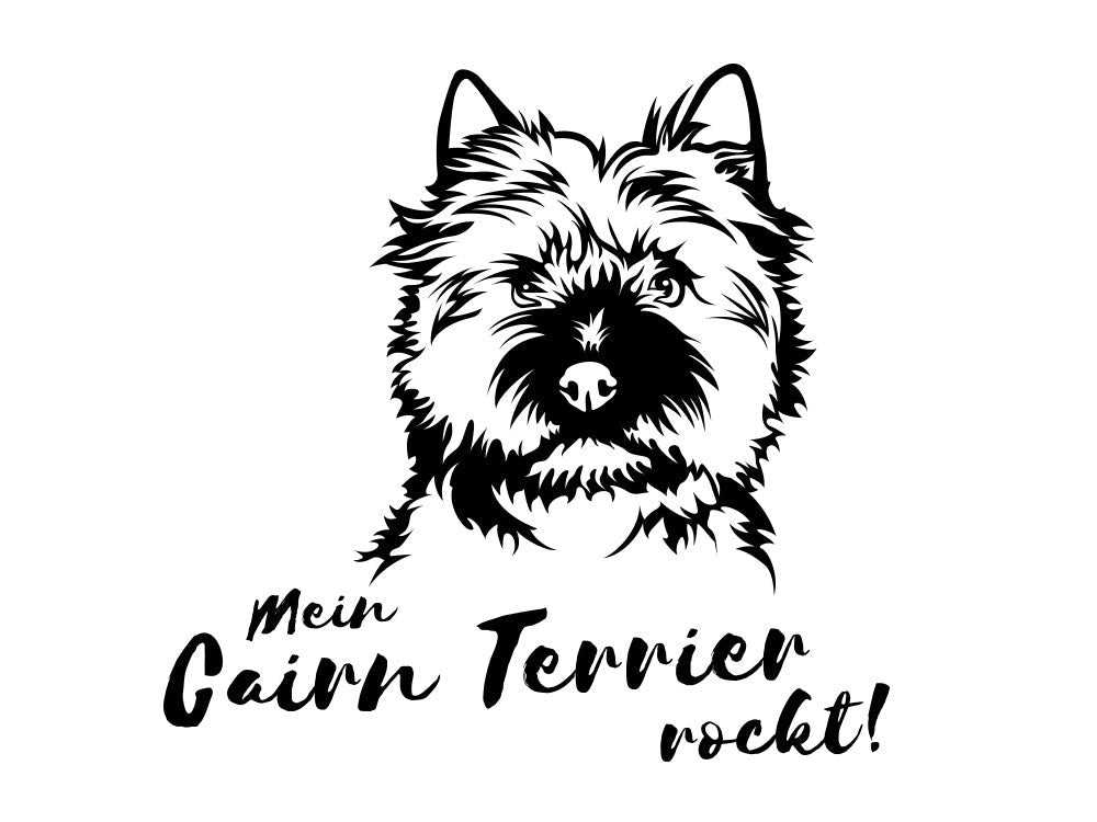 Wandtattoo -Cairn Terrier-Tierisch tolle Geschenke