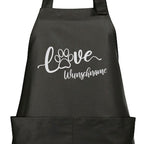 Koch & Back Schürze - Paw love mit Wunschnamen-Tierisch-tolle-Geschenke-Tierisch-tolle-Geschenke