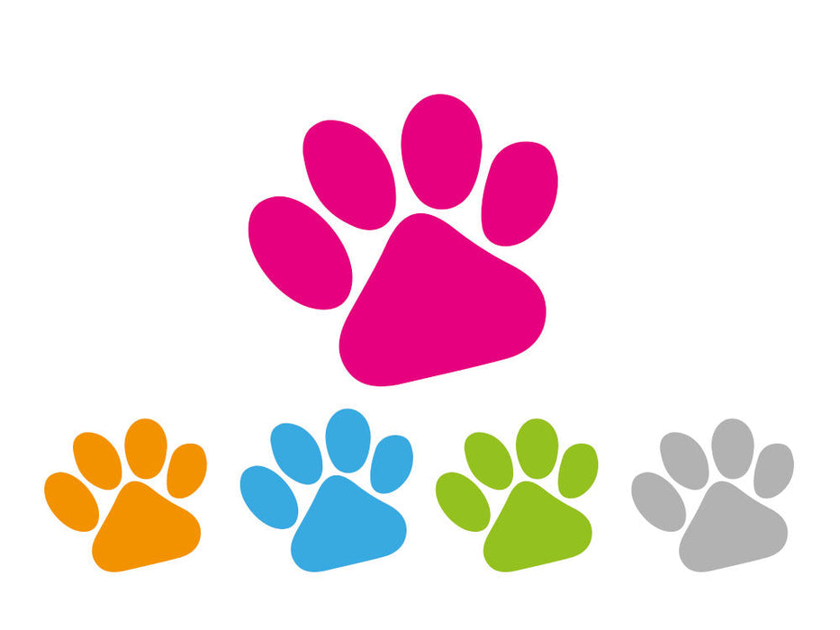 Pfote hund Pfotenabdruck Hundebesitzer Haustier' Sticker