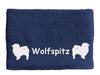 Handtuch: Wolfsspitz 1-Tierisch-tolle Geschenke-Tierisch-tolle-Geschenke