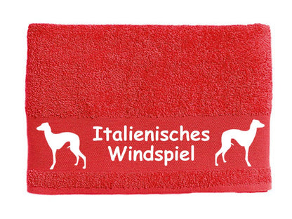 Handtuch: Italienisches Windspiel 1-Tierisch-tolle Geschenke-Tierisch-tolle-Geschenke