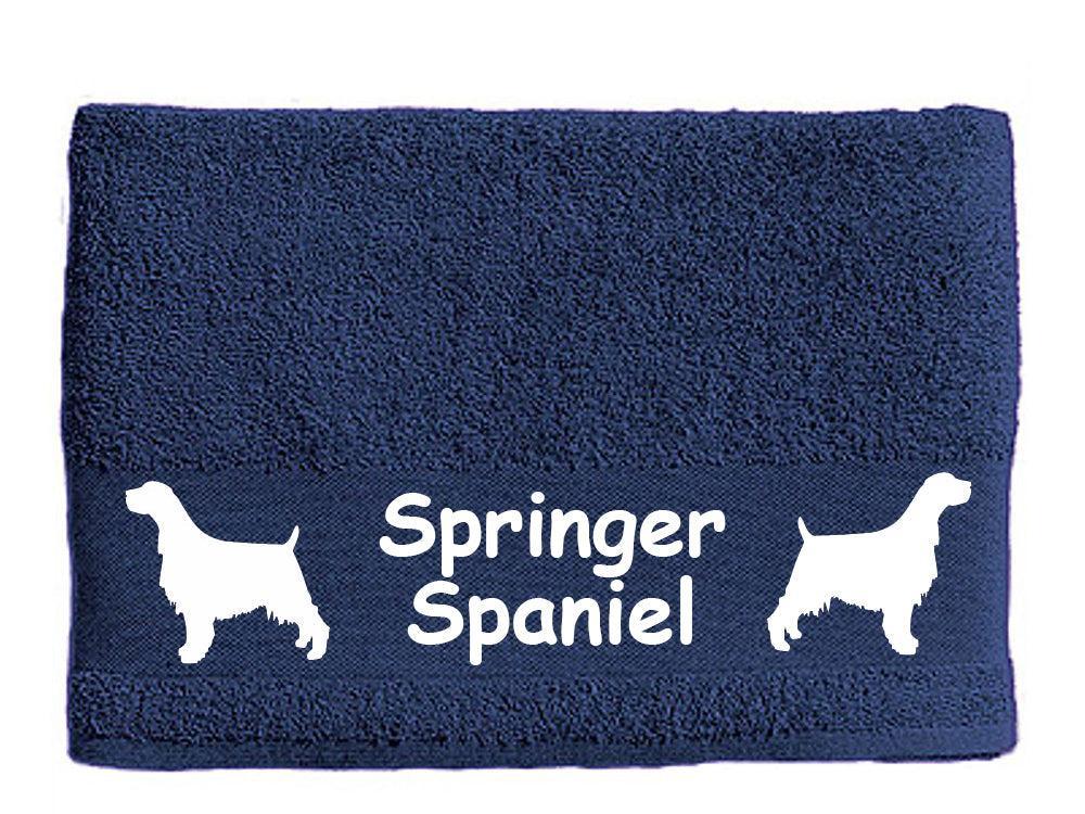 Handtuch: Springer Spaniel-Tierisch-tolle Geschenke-Tierisch-tolle-Geschenke