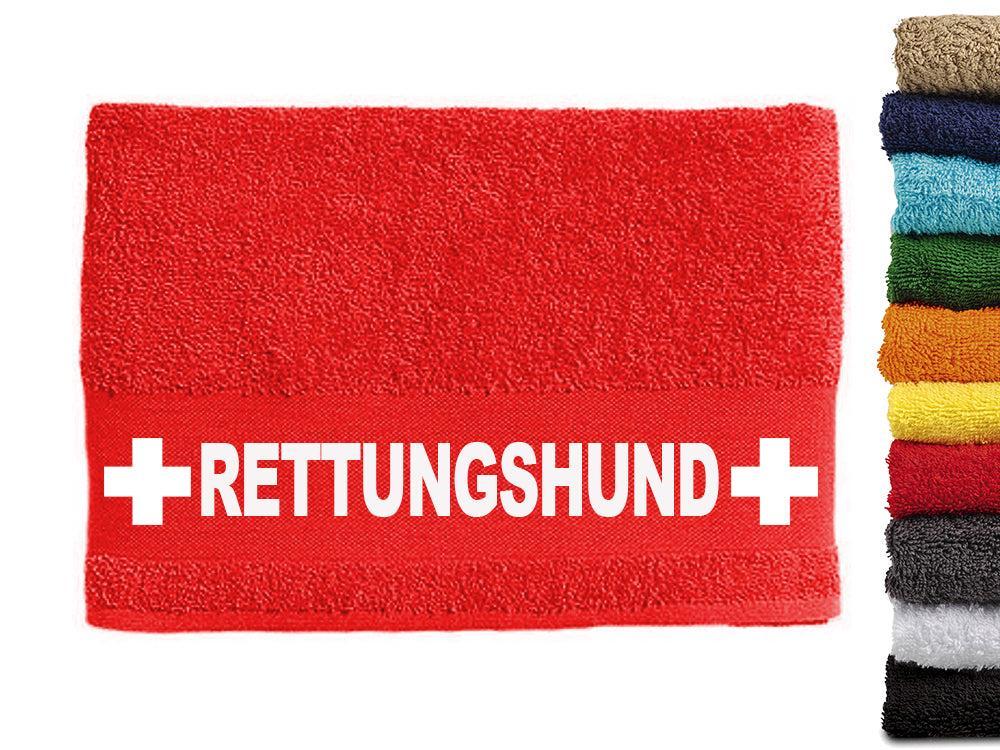 Handtuch Hundessport: Rettungshund-Tierisch-tolle Geschenke-Tierisch-tolle-Geschenke