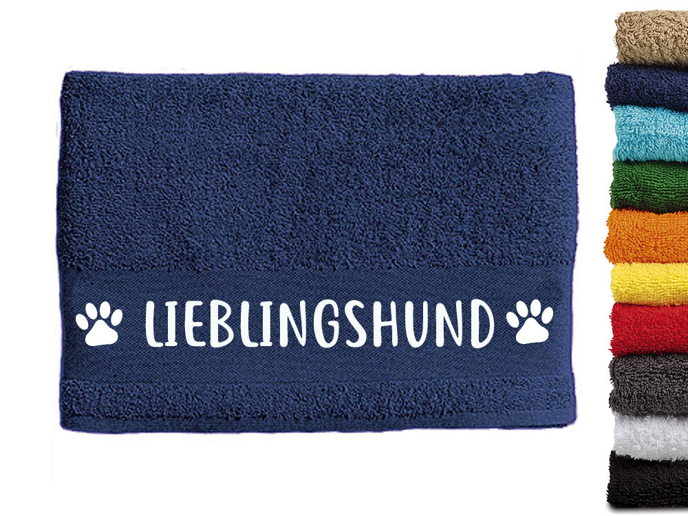 Handtuch Hundespruch: Lieblingshund-Tierisch-tolle Geschenke-Tierisch-tolle-Geschenke