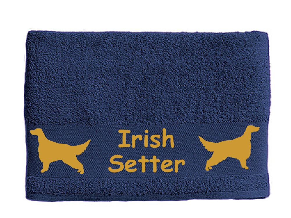 Handtuch: Irish Setter 2-Tierisch-tolle Geschenke-Tierisch-tolle-Geschenke