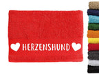 Handtuch Hundespruch: Herzenshund-Tierisch-tolle Geschenke-Tierisch-tolle-Geschenke