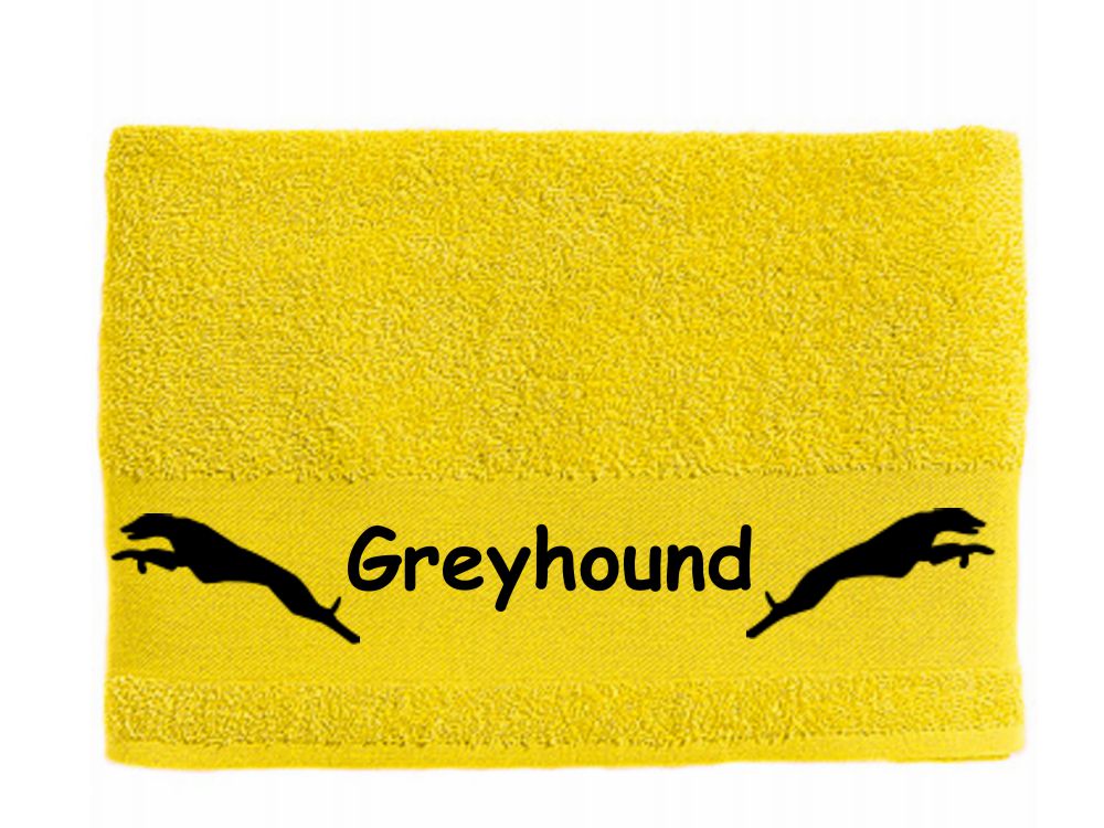 Handtuch: Greyhound 2-Tierisch-tolle Geschenke-Tierisch-tolle-Geschenke