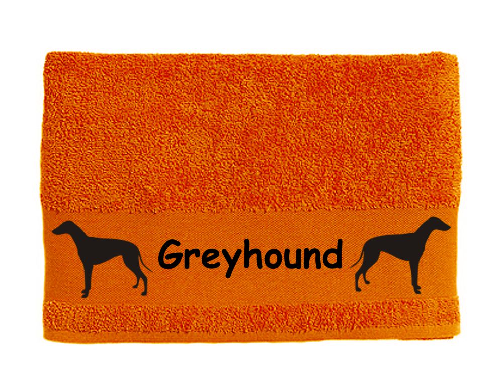 Handtuch: Greyhound 1-Tierisch-tolle Geschenke-Tierisch-tolle-Geschenke