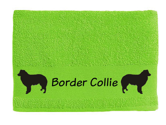 Handtuch: Border Collie 3-Tierisch-tolle Geschenke-Tierisch-tolle-Geschenke