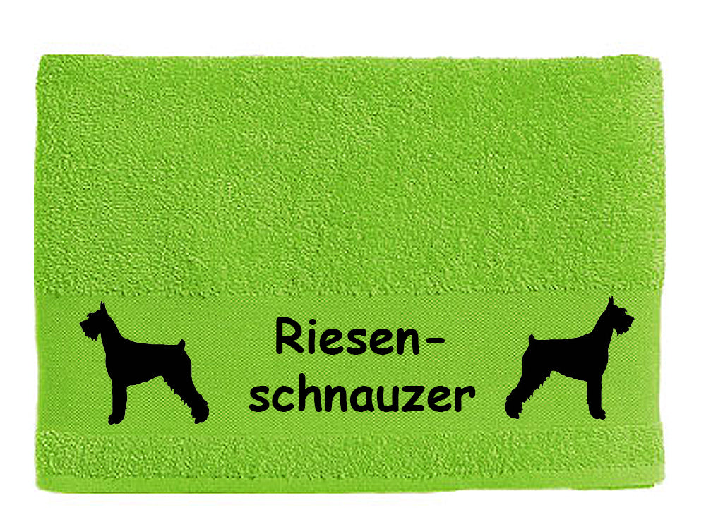 Handtuch: Riesenschnauzer 2-Tierisch-tolle Geschenke-Tierisch-tolle-Geschenke