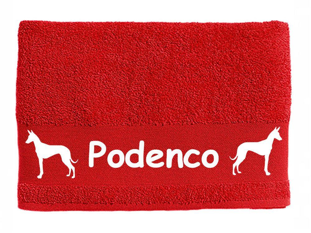 Handtuch: Podenco-Tierisch-tolle Geschenke-Tierisch-tolle-Geschenke
