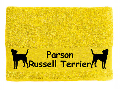 Handtuch: Parson Russell Terrier 1-Tierisch-tolle Geschenke-Tierisch-tolle-Geschenke