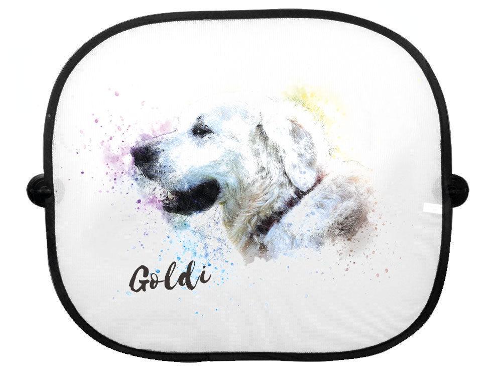 sonnensegel für hunde Sonnenschutz,Sonnenblende, Auto,Hund, Hunde,Golden,Retriever – Tierisch tolle Geschenke