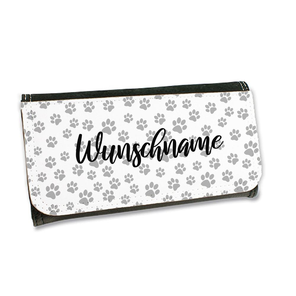 Geldbörse - Pfötchen Wunschname - Tierisch tolle Geschenke
