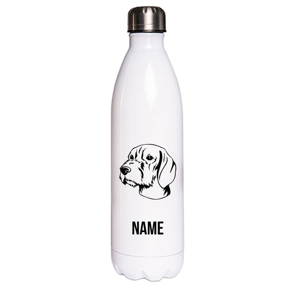 Magyar Vizsla Kurzhaar - Edelstahl Thermosflasche 750 ml mit Namen-Tierisch-tolle Geschenke-Tierisch-tolle-Geschenke