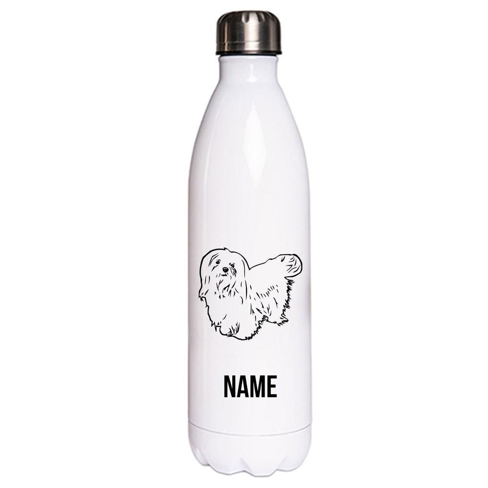 Malteser 1 - Edelstahl Thermosflasche 750 ml mit Namen-Tierisch-tolle Geschenke-Tierisch-tolle-Geschenke