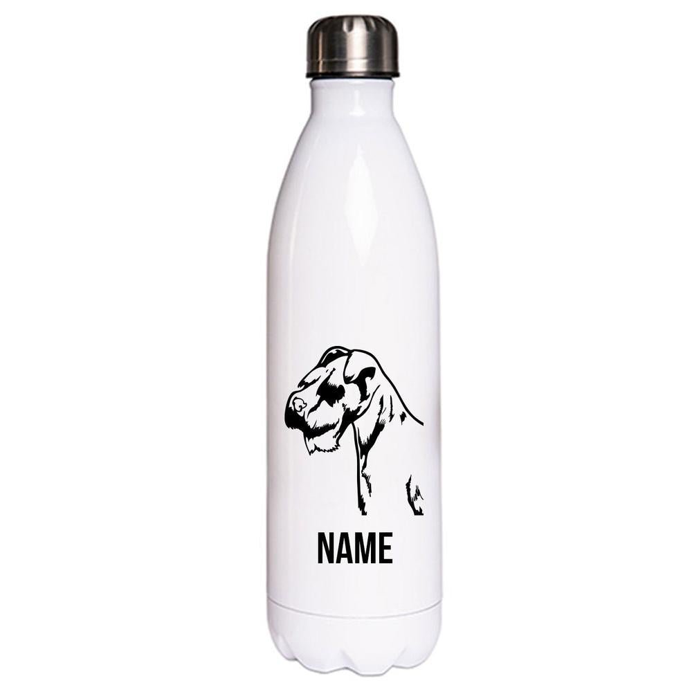 Mini Schnauzer- Edelstahl Thermosflasche 750 ml mit Namen-Tierisch-tolle Geschenke-Tierisch-tolle-Geschenke
