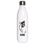 Papillon - Edelstahl Thermosflasche 750 ml mit Namen-Tierisch-tolle Geschenke-Tierisch-tolle-Geschenke