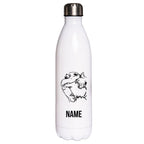 Pomeraner - Edelstahl Thermosflasche 750 ml mit Namen-Tierisch-tolle Geschenke-Tierisch-tolle-Geschenke