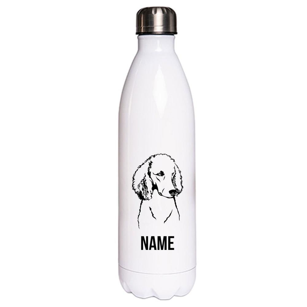 Pudel 1 - Edelstahl Thermosflasche 750 ml mit Namen-Tierisch-tolle Geschenke-Tierisch-tolle-Geschenke