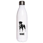 Rottweiler 2 - Edelstahl Thermosflasche 750 ml mit Namen-Tierisch-tolle Geschenke-Tierisch-tolle-Geschenke