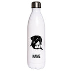 Rottweiler 3 - Edelstahl Thermosflasche 750 ml mit Namen-Tierisch-tolle Geschenke-Tierisch-tolle-Geschenke