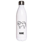 Samojede 1 - Edelstahl Thermosflasche 750 ml mit Namen-Tierisch-tolle Geschenke-Tierisch-tolle-Geschenke