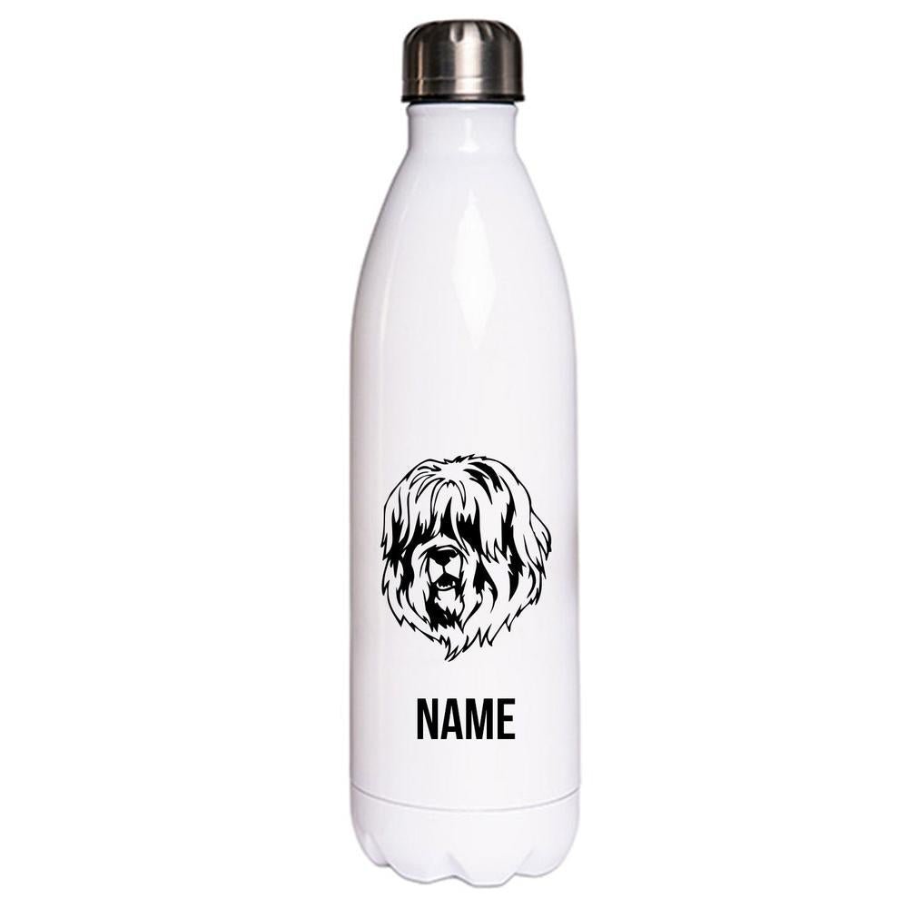 Schafpudel - Edelstahl Thermosflasche 750 ml mit Namen-Tierisch-tolle Geschenke-Tierisch-tolle-Geschenke