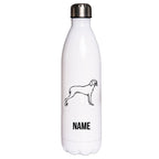 Weimaraner 1 - Edelstahl Thermosflasche 750 ml mit Namen-Tierisch-tolle Geschenke-Tierisch-tolle-Geschenke